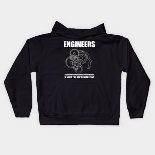 Solving Problems In Ways You Don't Understand Funny Engineering Novelty Gift Kids Hoodie